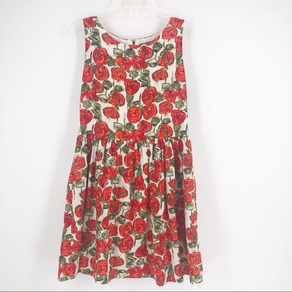 rose tea dress